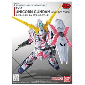 Bandai Hobby - Gundam UC - 005 Unicorn Gundam (Destroy Mode), SD EX-Standard