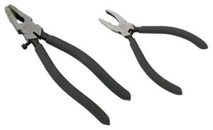 ion tool glass running & breaking pliers, 2pc kit