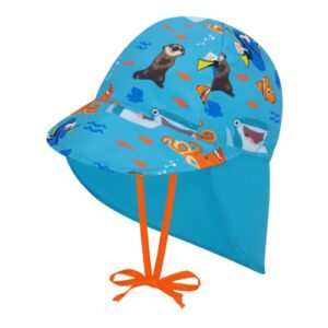 disney finding nemo beach hat for boys, nemo pixar swim hat for kids, summer toddler hat, kids sun hat with finding nemo