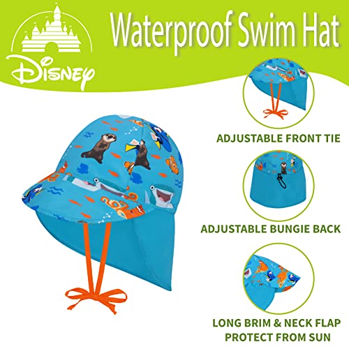 Disney Finding Nemo Beach Hat for Boys, Nemo Pixar Swim Hat for Kids, Summer Toddler Hat, Kids Sun Hat with Finding Nemo