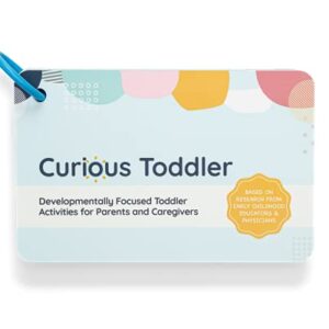 Curious Toddler™ Activity Cards | 40+ Activities for Toddler & Me (12-24 Months) | Developmentally-Focused and Stimulating Creative Playtime Ideas | Bonus: Two Recipes for Dough & Dyed Pasta