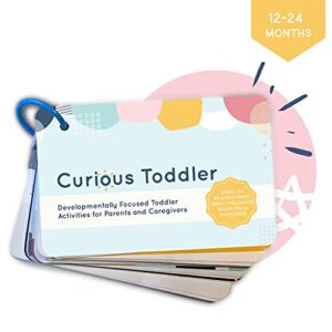 Curious Toddler™ Activity Cards | 40+ Activities for Toddler & Me (12-24 Months) | Developmentally-Focused and Stimulating Creative Playtime Ideas | Bonus: Two Recipes for Dough & Dyed Pasta