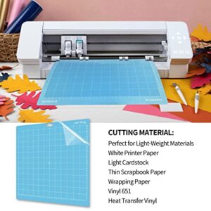 6 Pack Cutting Mats for Cricut, 12x12inch Cutting Mat, Adhesive Cutting Mat, Quilting Cutting Mats for for Art, Textiles, Scrapbooking (StandardGrip, LightGrip, StrongGrip, FabricGrip)