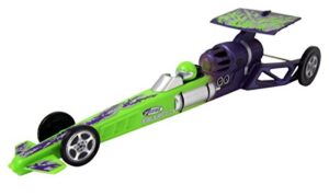 estes blurzz rocket-powered dragster mantis toy, green