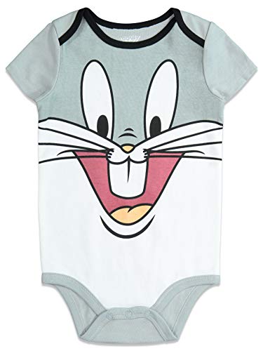 Warner Bros. Looney Tunes Newborn Baby Boy Girl 5 Pack Bodysuit (6-9 Months)