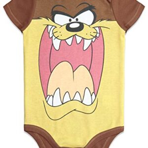 Warner Bros. Looney Tunes Newborn Baby Boy Girl 5 Pack Bodysuit (6-9 Months)