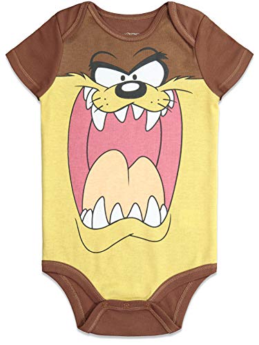 Warner Bros. Looney Tunes Newborn Baby Boy Girl 5 Pack Bodysuit (6-9 Months)