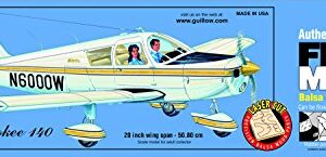 Guillow's Piper Cherokee 140 Laser Cut Model Kit