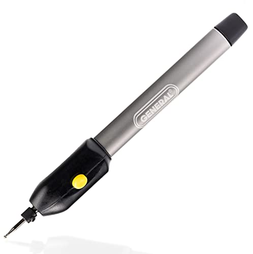 General Tools Cordless Engraving Pen for Metal - Diamond Tip Etching Tool for Engraving Toys, Sporting Goods, & Glass Gifts