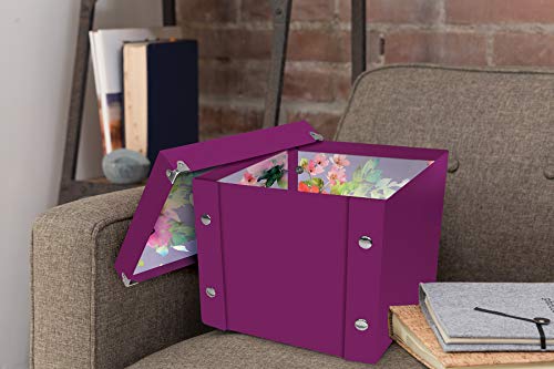 Snap-N-Store Storage Box, x-Small - 8 x 5.75 Inches, Berry (SNS01924)