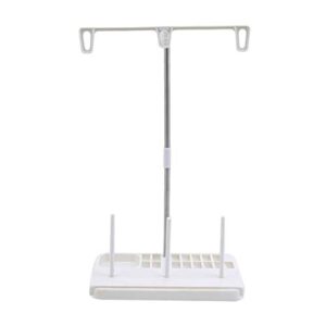 sewing thread stand,embroidery thread holder, quilting 3 spool holder rack, quilting embroidery line rack,diy sewing thread storage rack frame for home sewing machine product organizer accessories