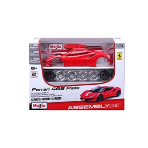 Maisto 1:24 Assembly Line Ferrari 488 Pista - Red