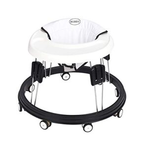 the foldable baby walker, suitable for 66-80cm height wheeled baby boy and girl walker, mute anti-rollover baby walker, avoid bicycle rollover, foldable baby chair