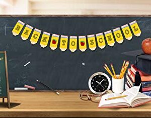 Back to School Pencil Banner - First Day of School Banner - Back to School Banner - Classroom Decor - Teacher Banner - Back to School Party Decorations