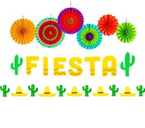 set of 3 jevenis fiesta banner cactus garlands cinco de mayo banners fiesta party decorations for wedding birthday baby shower party