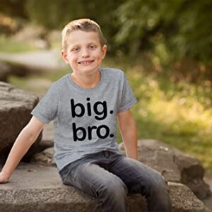 Big Brother Shirt, Big bro Shirt, Big Brother Announcement Shirt, Big Brother t Shirt Toddler (Light Gray, 18 Months)