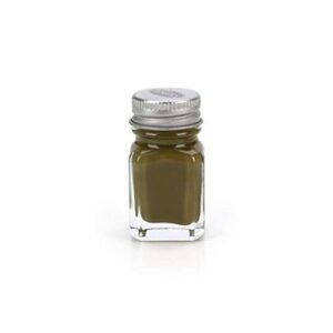 testors enamel paint, flat olive, 1/4-ounce