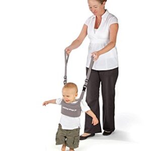 Upspring Baby Walking Wings Learn to Walk Assistant, Gray, Handheld Baby Walker Harness for Babies and Toddlers