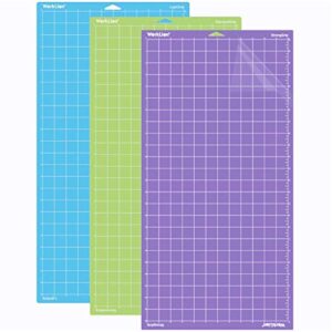 worklion cutting mat 12×24 for cricut: cricut explore one/air/air 2/maker variety adhesive sticky（standardgrip,lightgrip,stronggrip）non-slip durable mat – replacement accessories for cricut