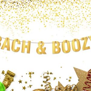 Party Tarty-Bach & Boozy Banner Sign Garland Pre-strung For Bachelorette Party Champagne Bubbly Wine Bar Men Or Women-Women Bachelorette Party Decorations Naughty Hen Party Supplies