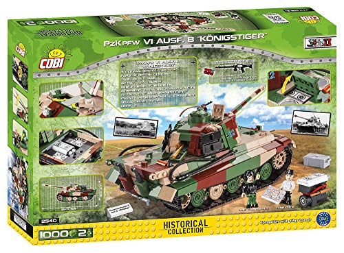 1000 Pcs Historical Collection WWII /2540/ Panzerkampfwagen Vi Tiger Ausf.B Konigstiger