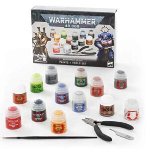 Games Workshop Warhammer 40,000 Paints and Tools Set Box