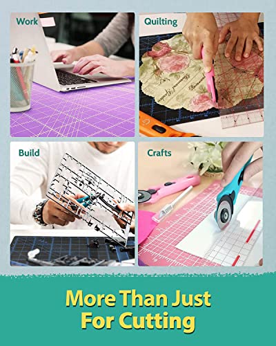 G+ Self-Healing Cutting Mat - True A1 24 x 36" (26 x 38" Full) Eco-Friendly, Double-Sided, Non-Slip, Rotary Cutting Board for Sewing, Arts and Crafts for School Projects, Businesses, and Giveaways