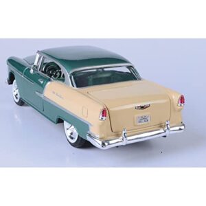 1955 Chevy Bel Air, Green - Motormax 73229 - 1/24 scale Diecast Model Toy Car