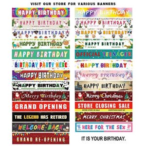 Large Cheers to 60 Years Banner, Black Gold 60 Anniversary Party Sign, 60th Happy Birthday Banner(9.8feet X 1.6feet)