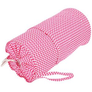 yarn storage bag 36x20cm cylinder yarn organizer tote bag for knitting needles crochet hooks (l)