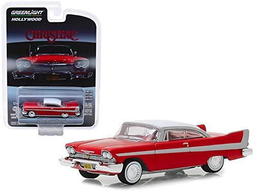 DIECAST 1:64 Hollywood Series 23 - Christine - 1958 Plymouth Fury (RED/White ROOF) 44830-C by Greenlight