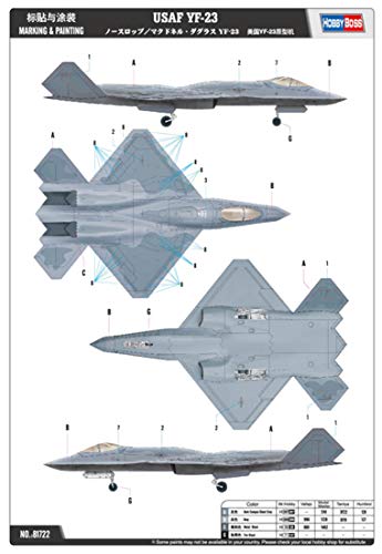 Hobby Boss  US YF-23 Prototype Airplane Model Building Kit