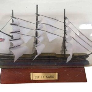 Hampton Nautical Cutty Sark Model Ship in a Glass Bottle, 11"