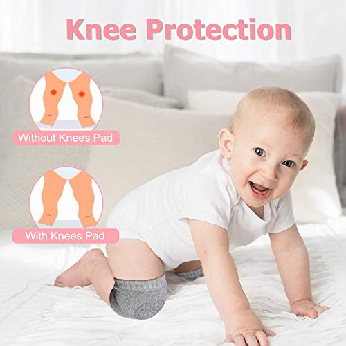 Baby Head Protector & Baby Knee Pads for Crawling,Toddlers Head Safety Pad Cushion Adjustable Backpack,Baby Back Protection for Walking & Crawling, for Age 5-24months, Elephant