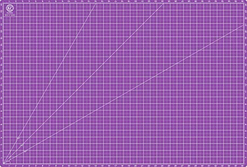 KC GLOBAL A1 (38"x26") Professional Grade Self-Healing Cutting Mat (Purple) - Odor-Free, Reversible, Eco-Friendly, Durable Bright Surface. Premium Desk Mat for Crafters, Quilters, and Hobbyist