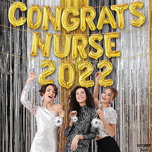 Congrats Nurse Balloons 2022 - Nurse Graduation Decorations | Congrats Nurse Party Decorations | Nurse Graduation Balloons for Nurse Graduation Party Decorations 2022 | Nurse Decorations for Party