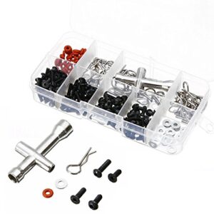 prorcmodel 270 in one set screws box repair tool kit for 1/10 hsp rc car diy kits 94188