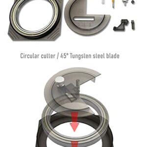 ANSAI Circular Cutter Model Hobbies Crafts Tool Cutting Dedicated Circle (1mm-50mm) Stepless Adjustment