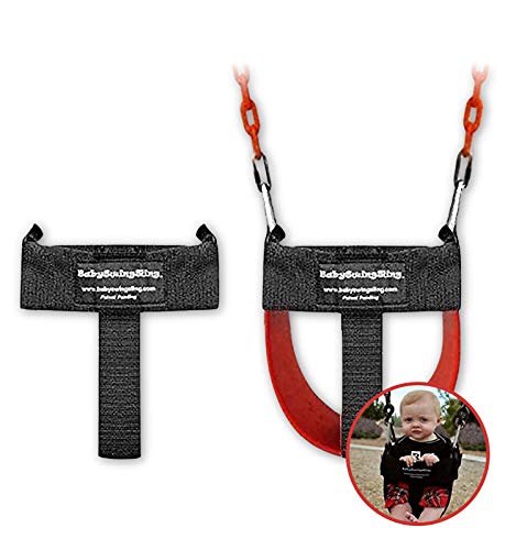 BabySwingSling – This Baby Swing Attachment Converts Standard Park Swings for Infants and Toddlers – Portable, Lightweight, Holds Up to 50 Pounds – Ideal for Swing Training This Summer