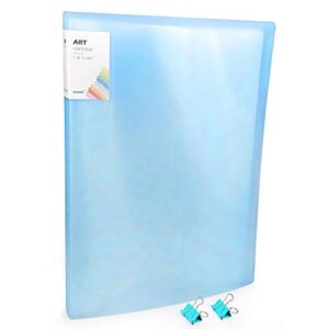 art portfolio case presentation folder – decent 11.8” x 16.5” portfolio folder for artwork – great art organizer for storing artwork and other important documents – durable and easy to view