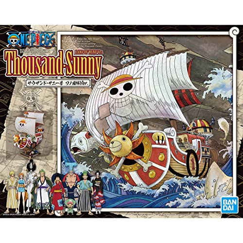 Bandai Hobby One Piece: Thousand Sunny Land of Wano Version, Bandai Spirits SailingShip Collection, BAS5060269, Multi