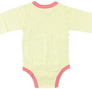 Babysoy Baby Girls' Kimono Bodysuit - Tea - 12-18 Months