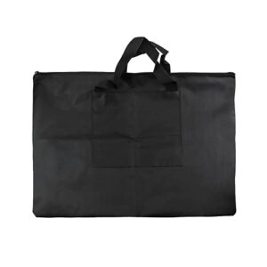 1 pcs waterproof canvas art portfolio bag ,artist drawing tote bag ,for putting student art work and artist work ,black, 680mmx530mm