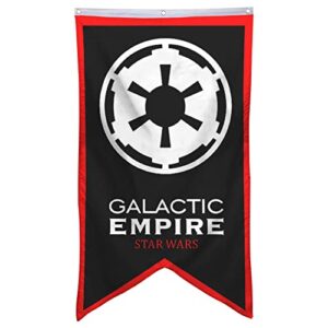 bayyon the galactic empire banner flag 30×50 inch man cave home office bed room decor (wars)