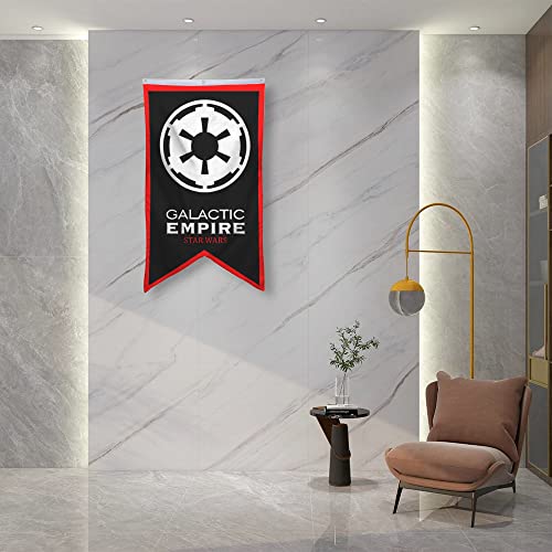 Bayyon The Galactic Empire Banner Flag 30x50 Inch Man Cave Home Office Bed Room Decor (Wars)