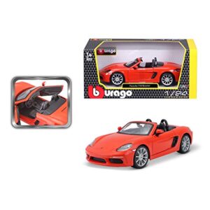 Tobar B18-21087 1:24 Porsche 718 Boxster, Lava Orange