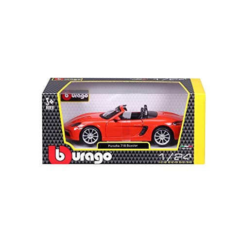 Tobar B18-21087 1:24 Porsche 718 Boxster, Lava Orange