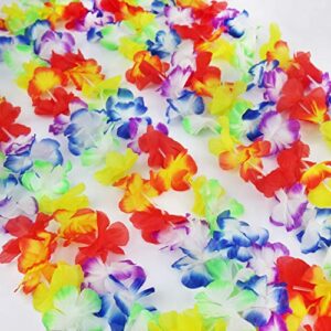 Ecore Fun 8 PCS 10ft Luau Party Supplies Luau Party Decorations Hawaiian Party Decorations Tropical Party Decorations Supplies Flower Banner for Summer Party Decorations, Luau Theme Wedding Decoration