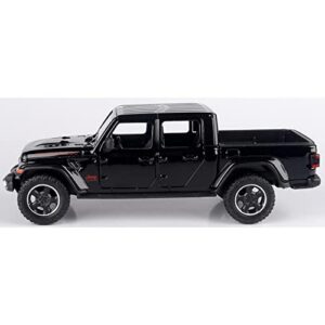 Motormax Toy 2021 Gladiator Rubicon (Closed Top) Pickup Truck Black 124-127 Diecast Model Car by Motormax 79368