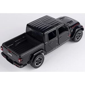 Motormax Toy 2021 Gladiator Rubicon (Closed Top) Pickup Truck Black 124-127 Diecast Model Car by Motormax 79368